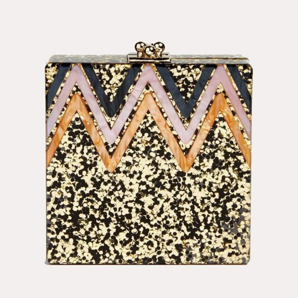 Like Dreams Alexa Gold Clutch